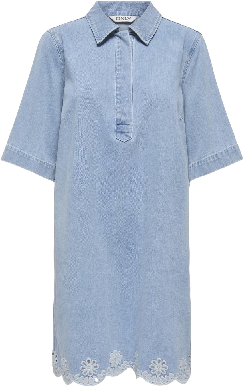 Onlbelle SS Half Placket DNM Dress