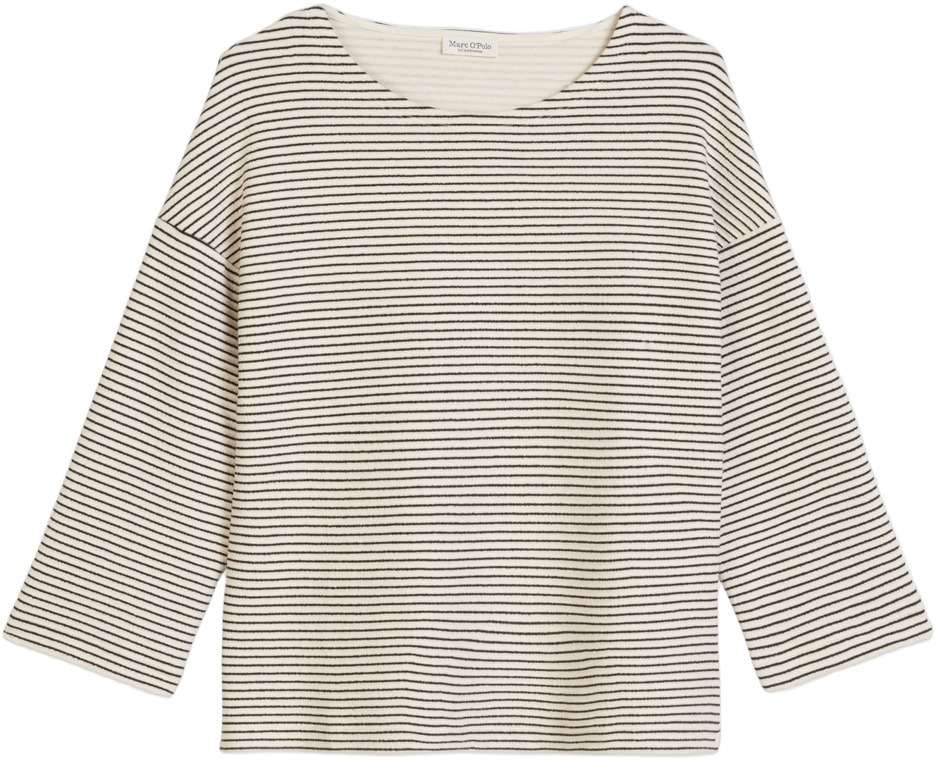 Tshirt, 3 4 Sleeve, Striped