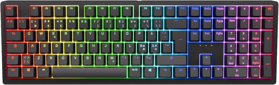 Ducky Zero 6108 Classic TrÃ¥dlÃ¸s – MX Red Tastatur