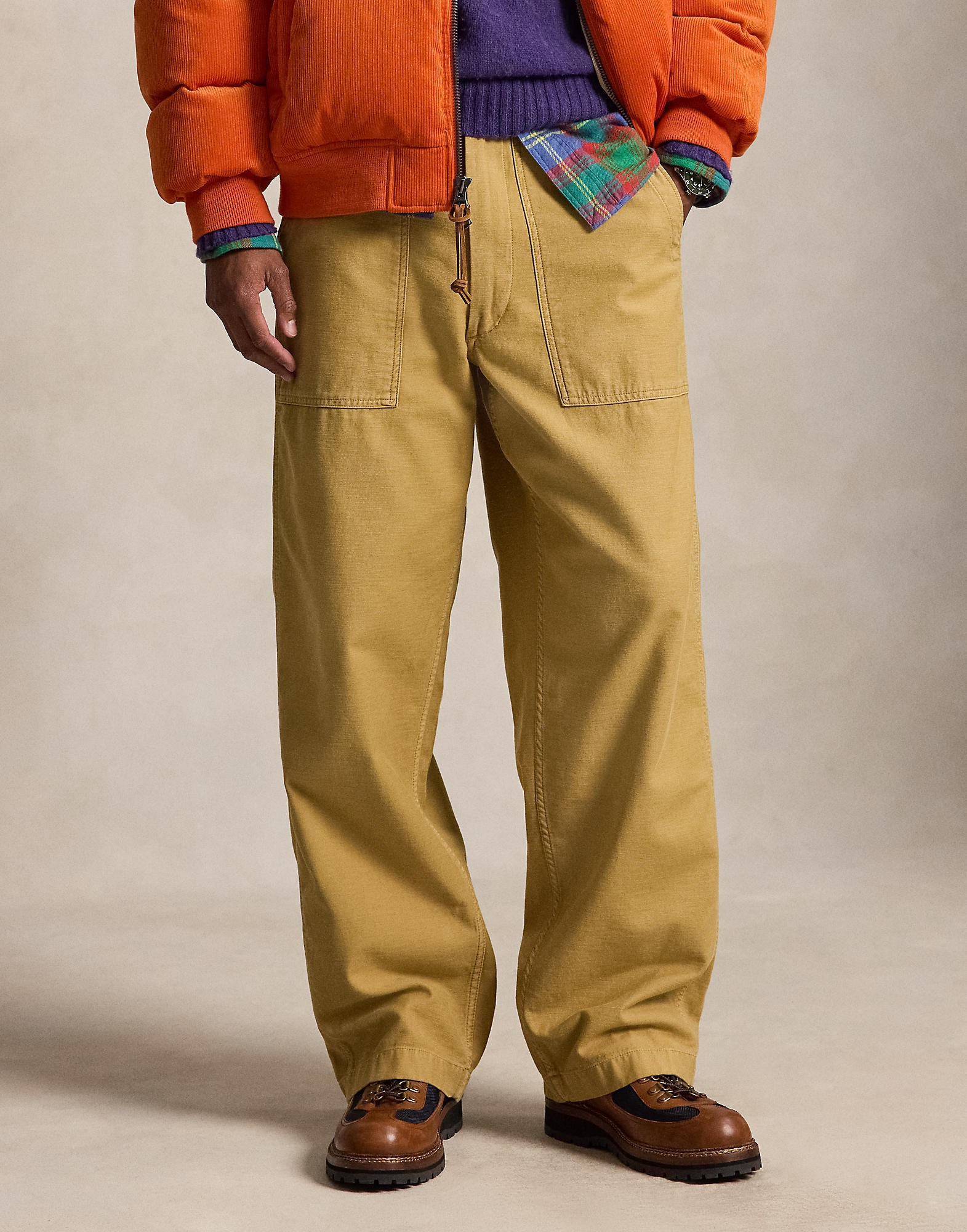 Relaxed Fit Reversesateen Trouser