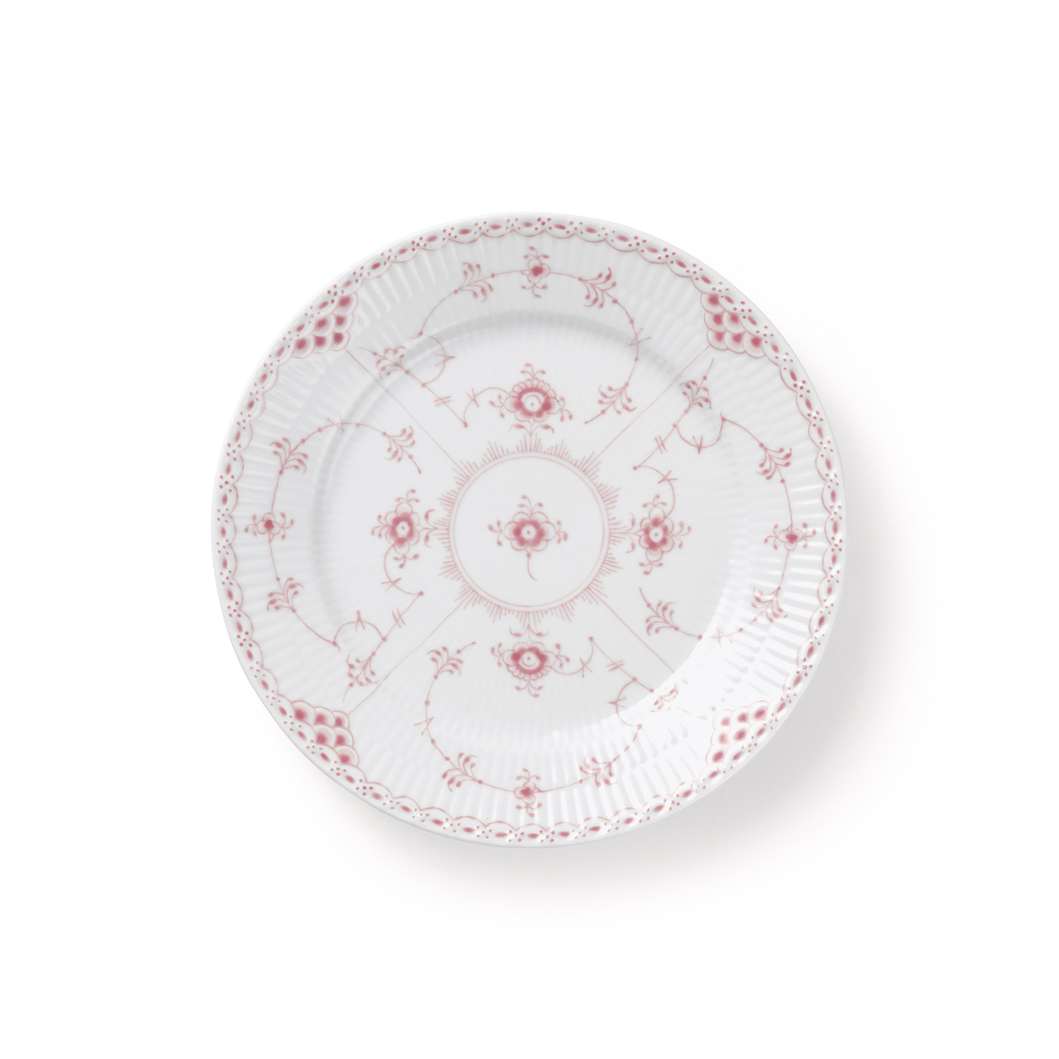 Koral Musselmalet Halvblonde Tallerken 19 cm