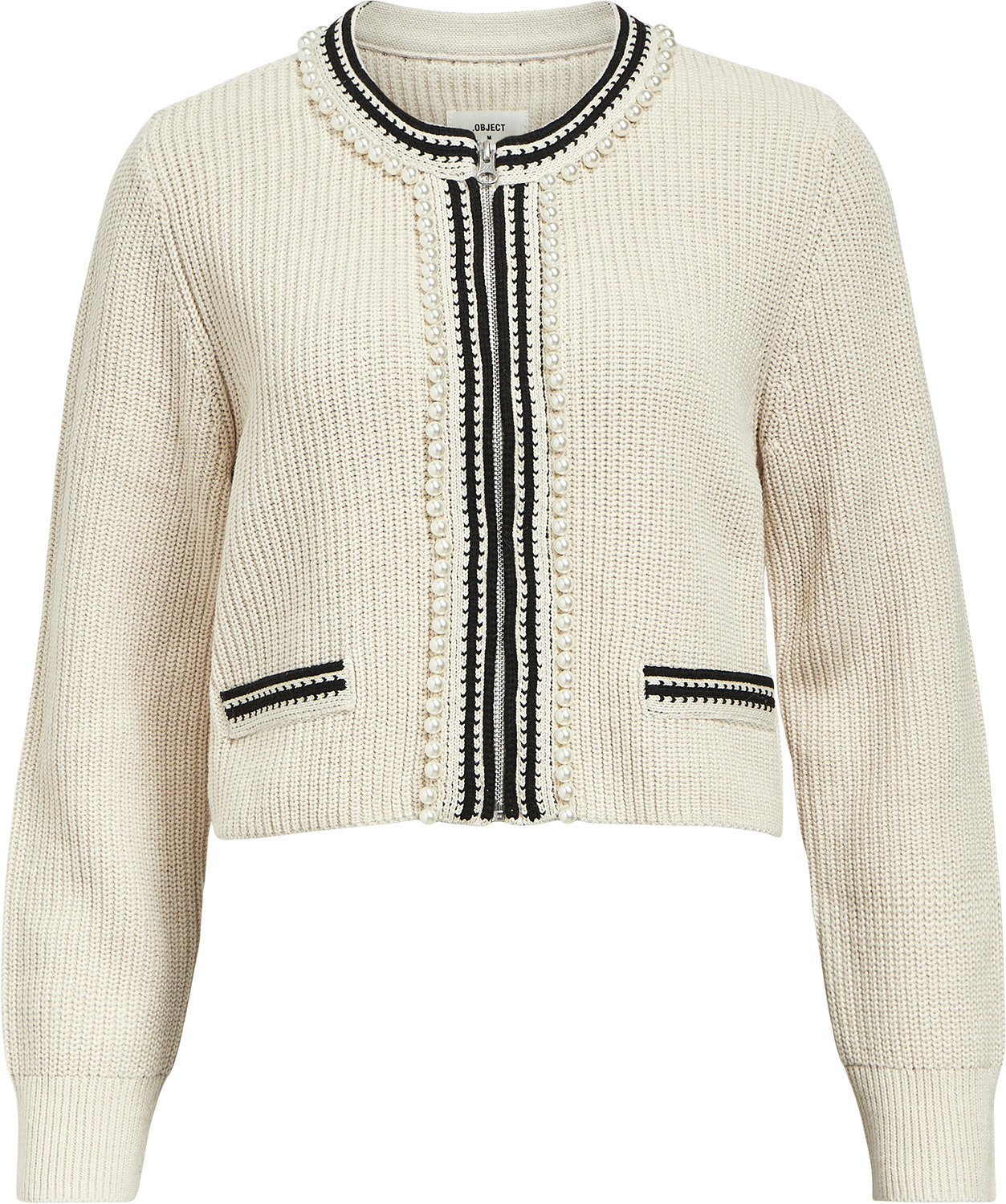 Objperla LS RE Knit Cardigan 136
