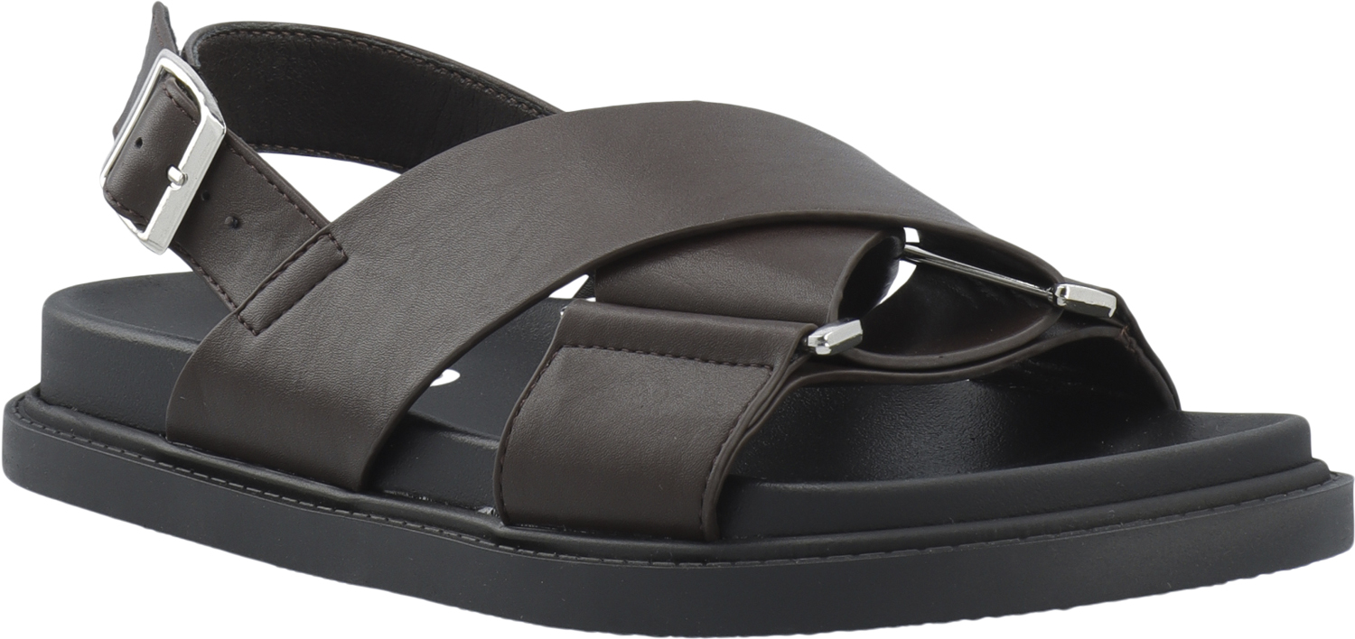 Biaoslo Cross Sandal Faux Leather