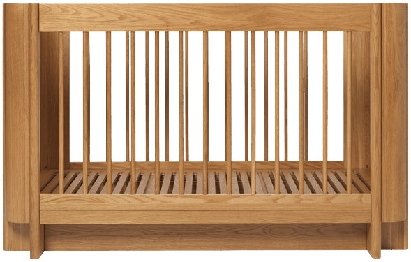 Tilu Baby Cot Natural Oak