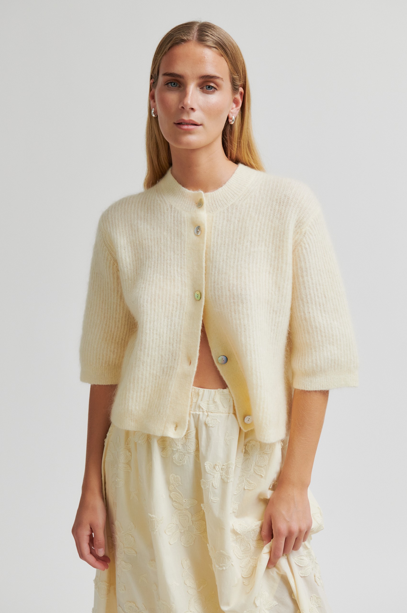 Andrea Knit Rib Cardigan