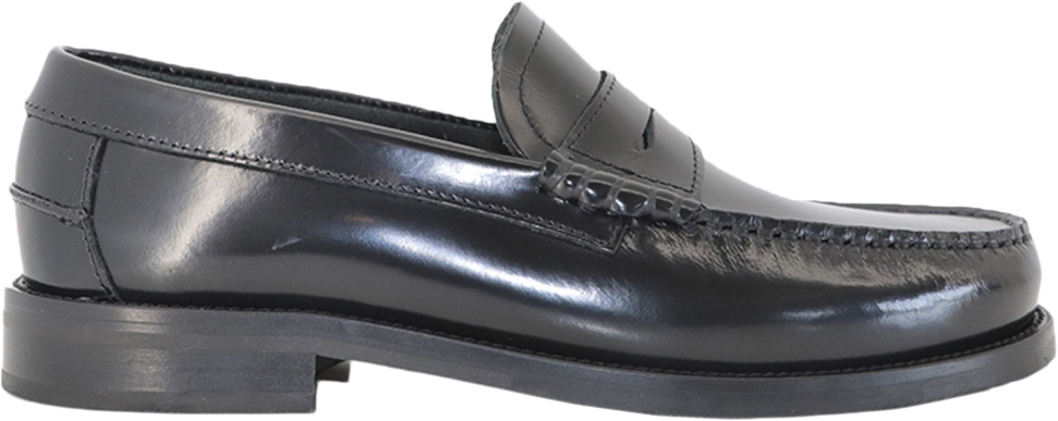 Miles Penny Loafer Black Polido
