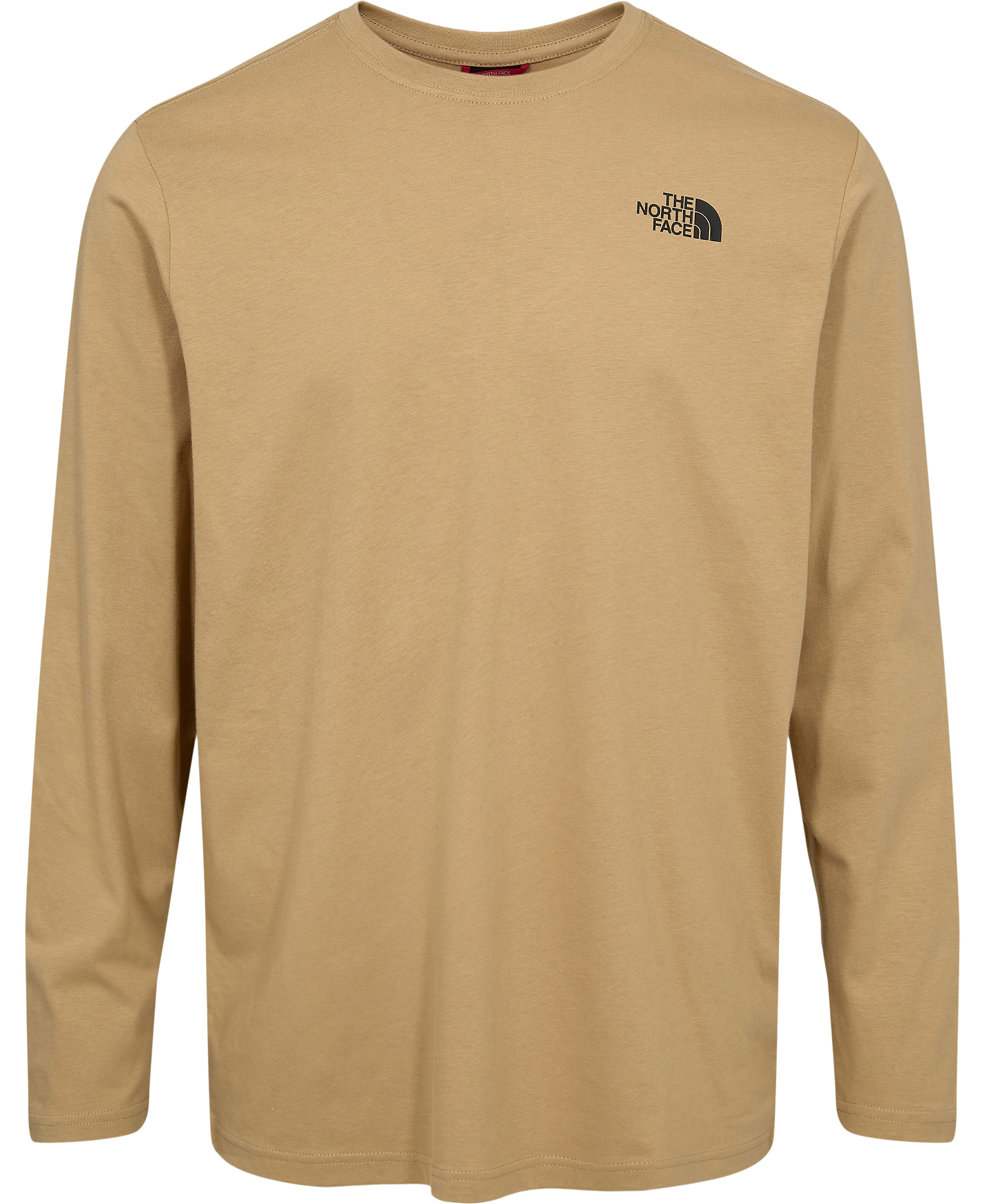 M L/S RED BOX TEE EU Khaki Stone