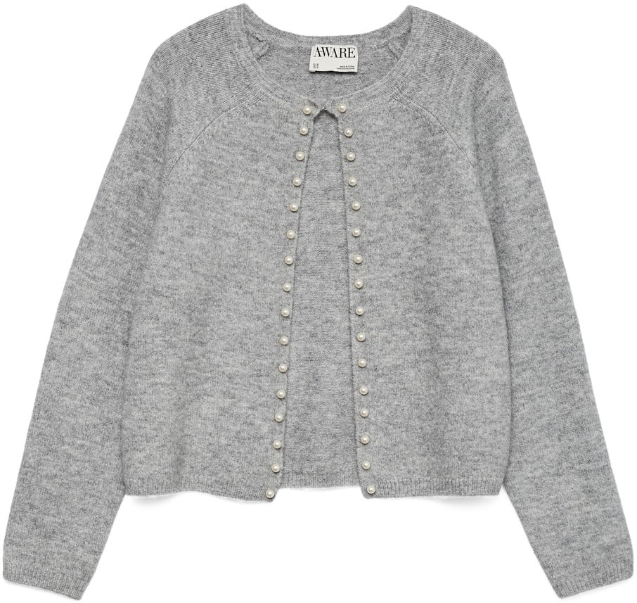 Awmagalene LS Oneck Pearl Cardigan