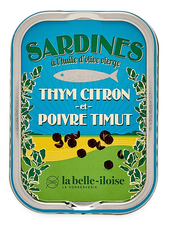 Sardiner med Citrontimian og Timutpeber