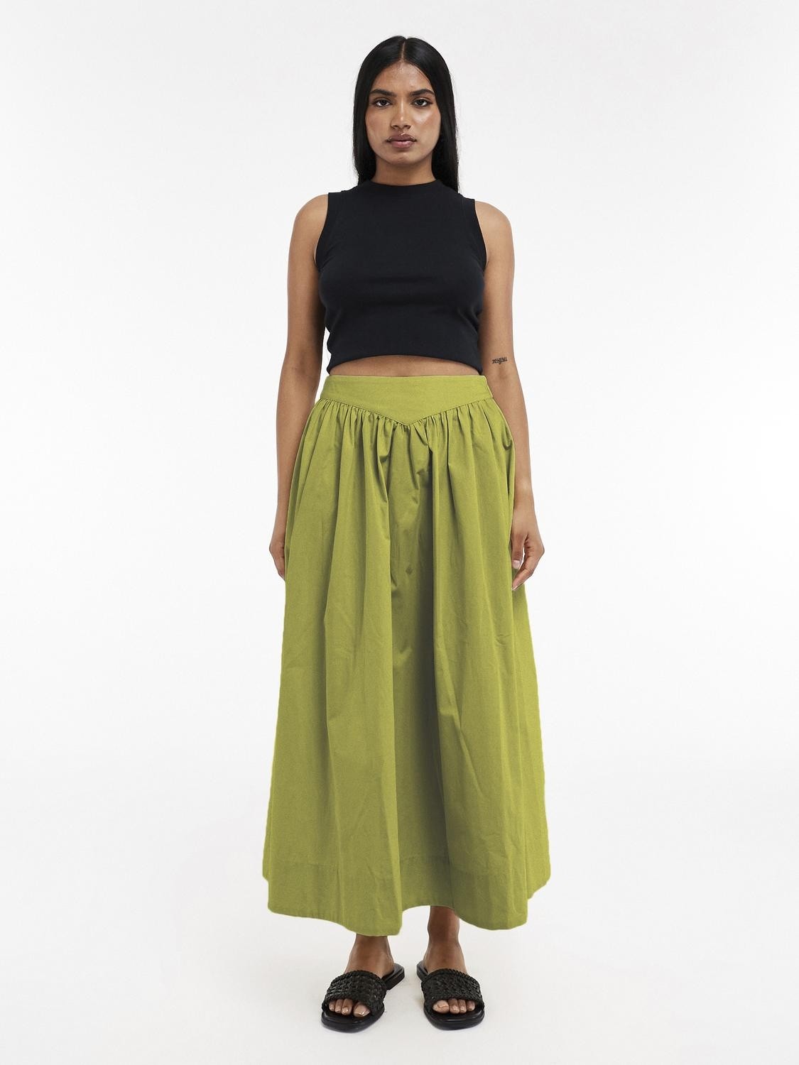 Tssally LW Ankle Skirt WVN