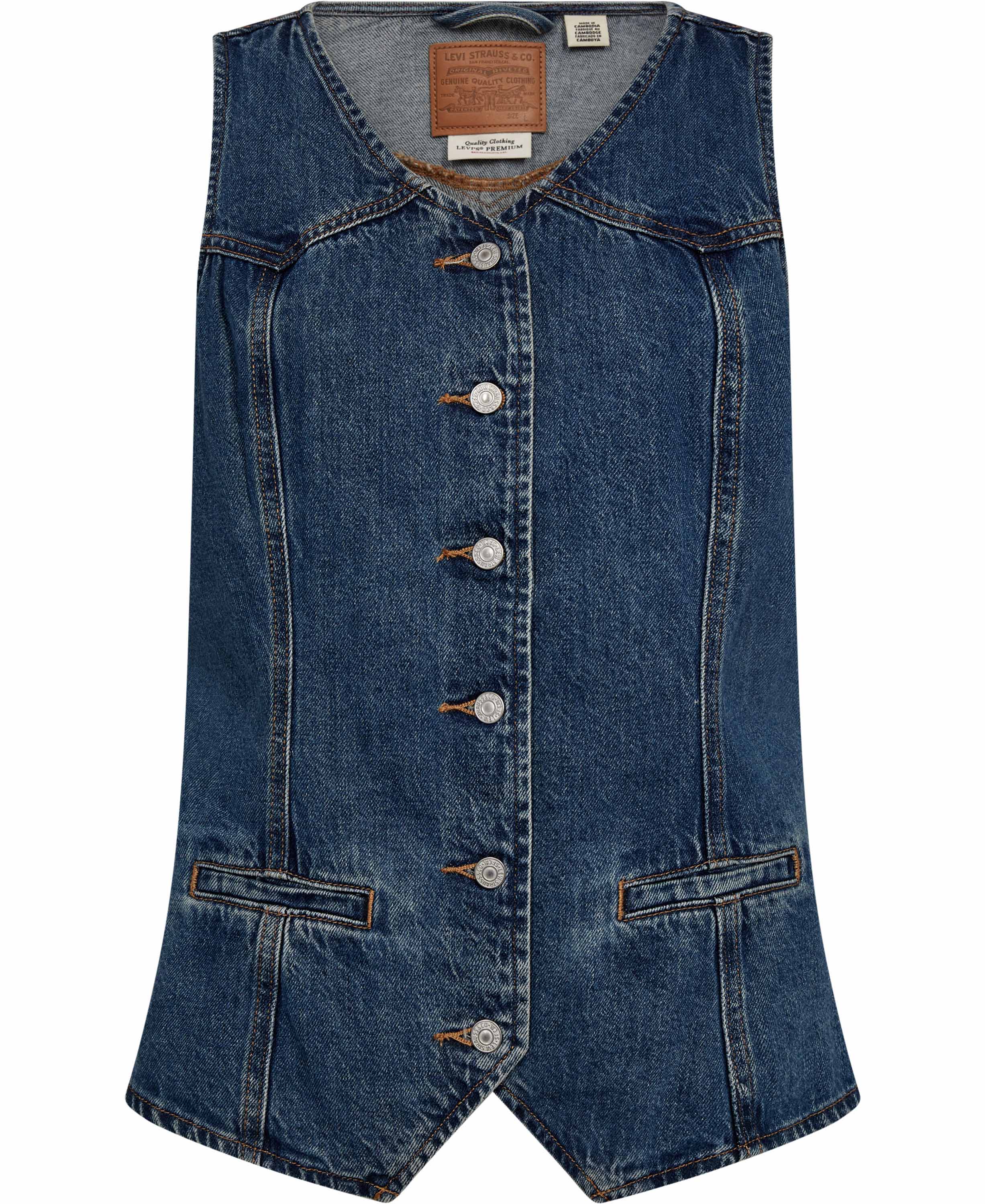 Longline Denim Vest Enchantmen