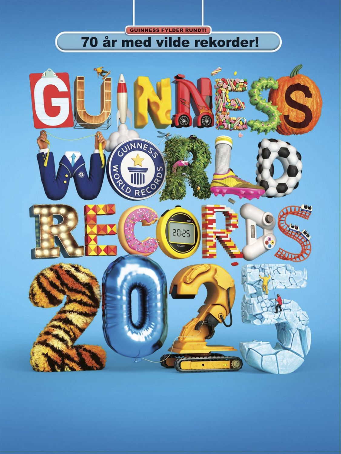 Guinness World Records 2025 70 års Jubilæumsudgave
