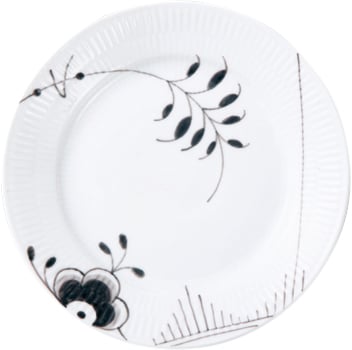 Sort Mega Riflet 19 cm. Tallerken