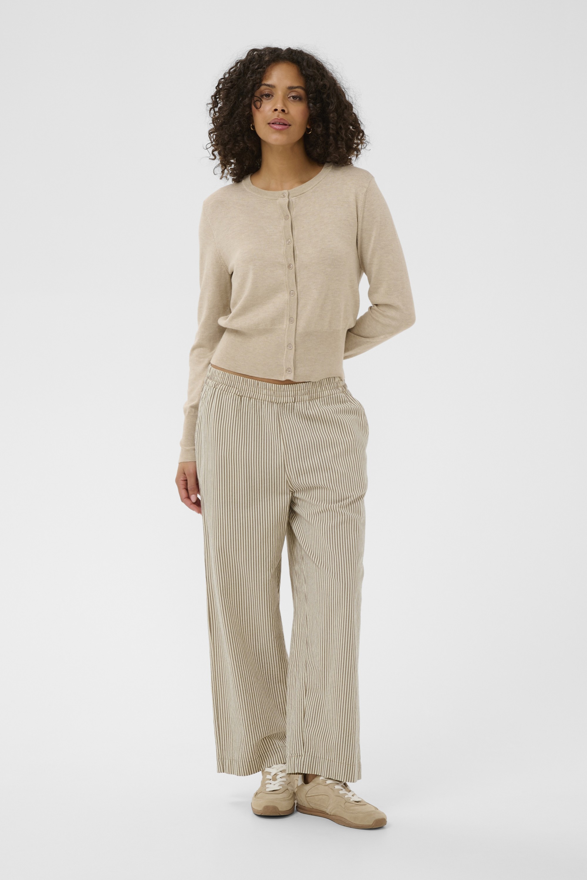 Kanaya Striped Culotte Pants