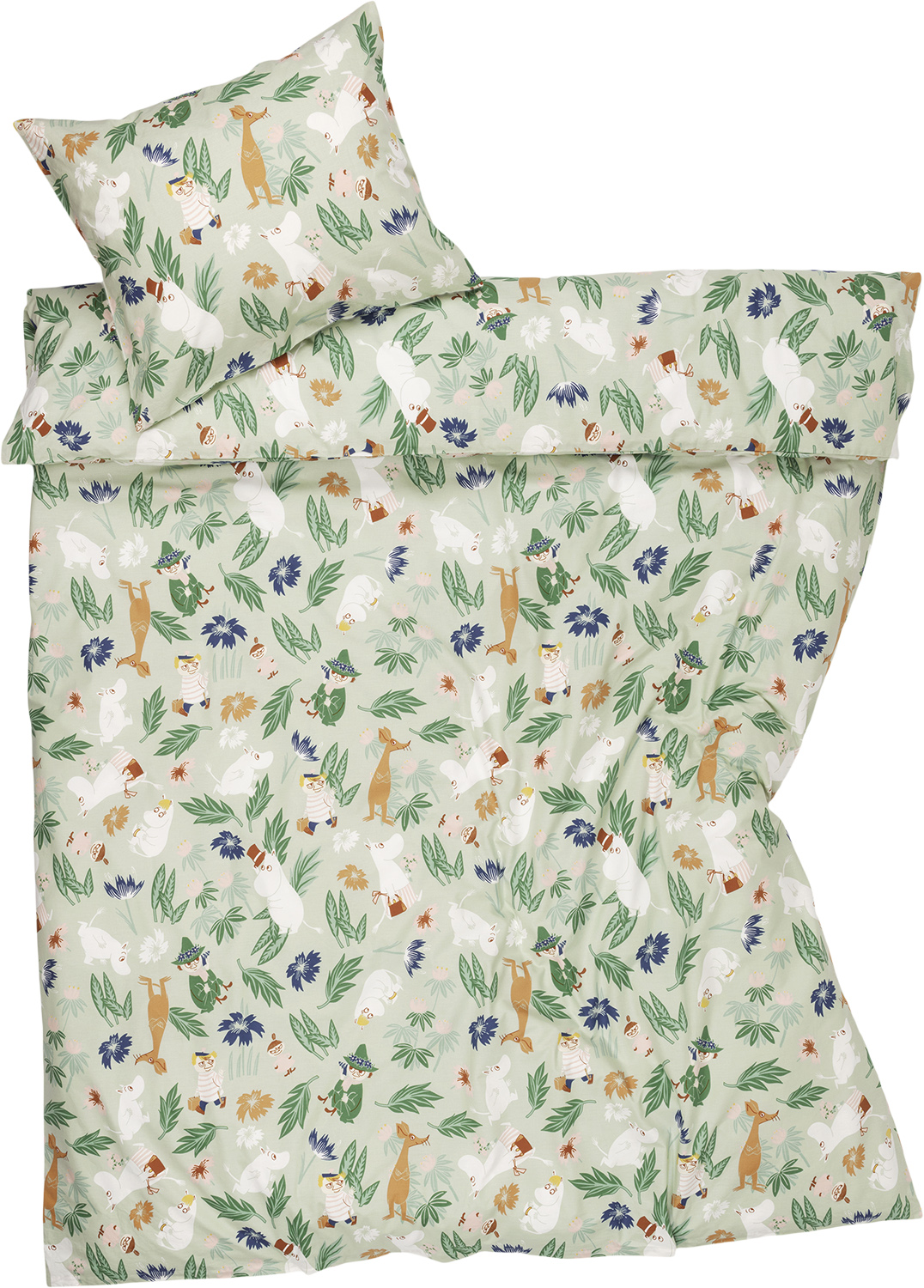 Moomin Arabia Sengetøj 140×200, Blomsterhave