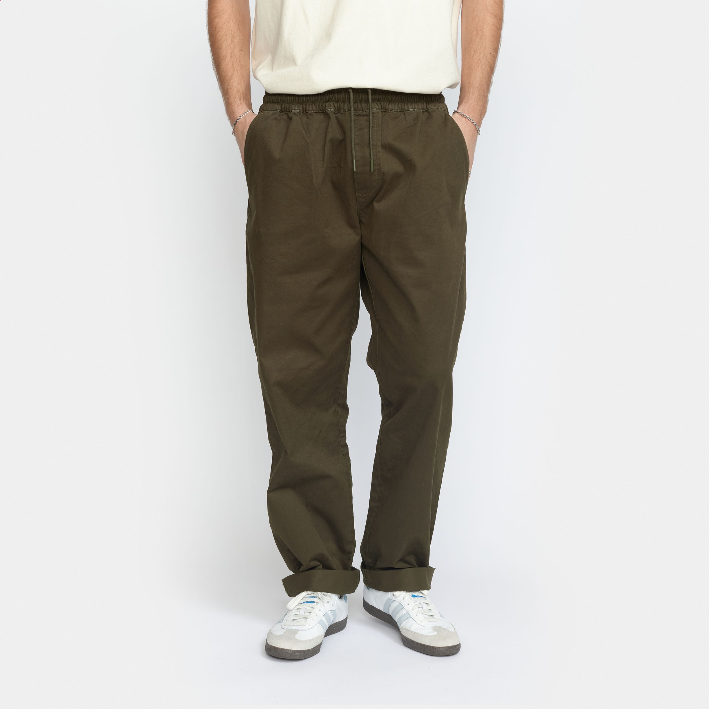 Casual Trousers With Elastic Waist