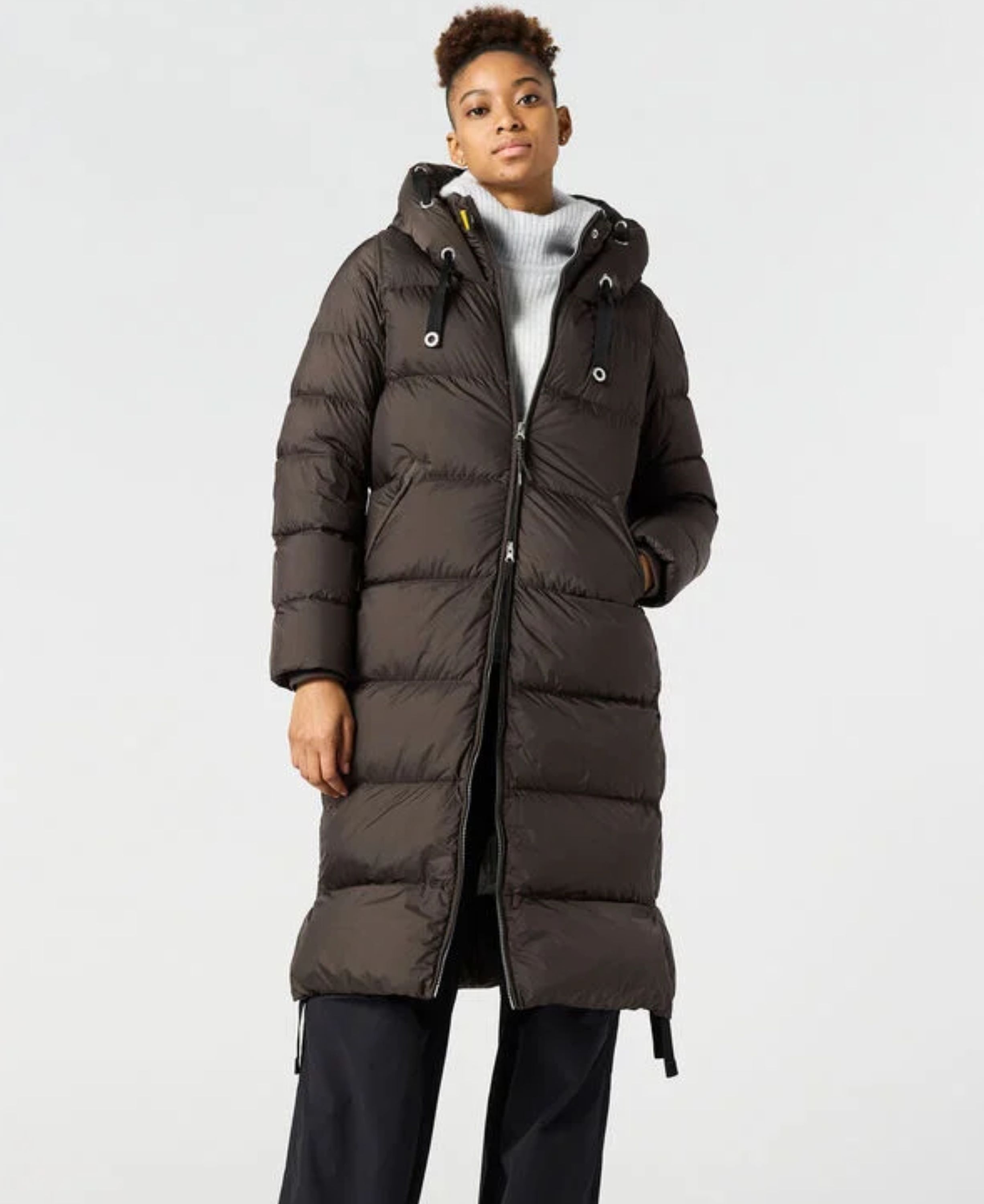 Panda Long Down Jacket Water Repellent