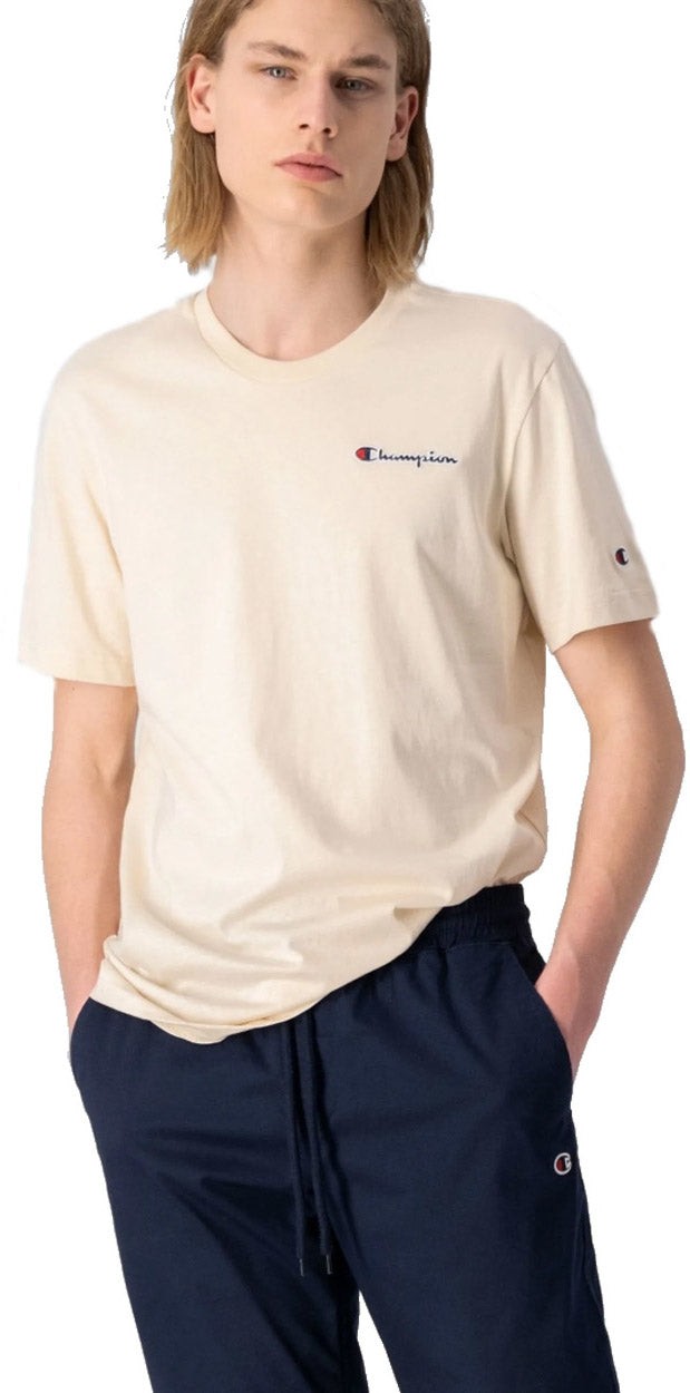Embroidered Script Logo Tshirt
