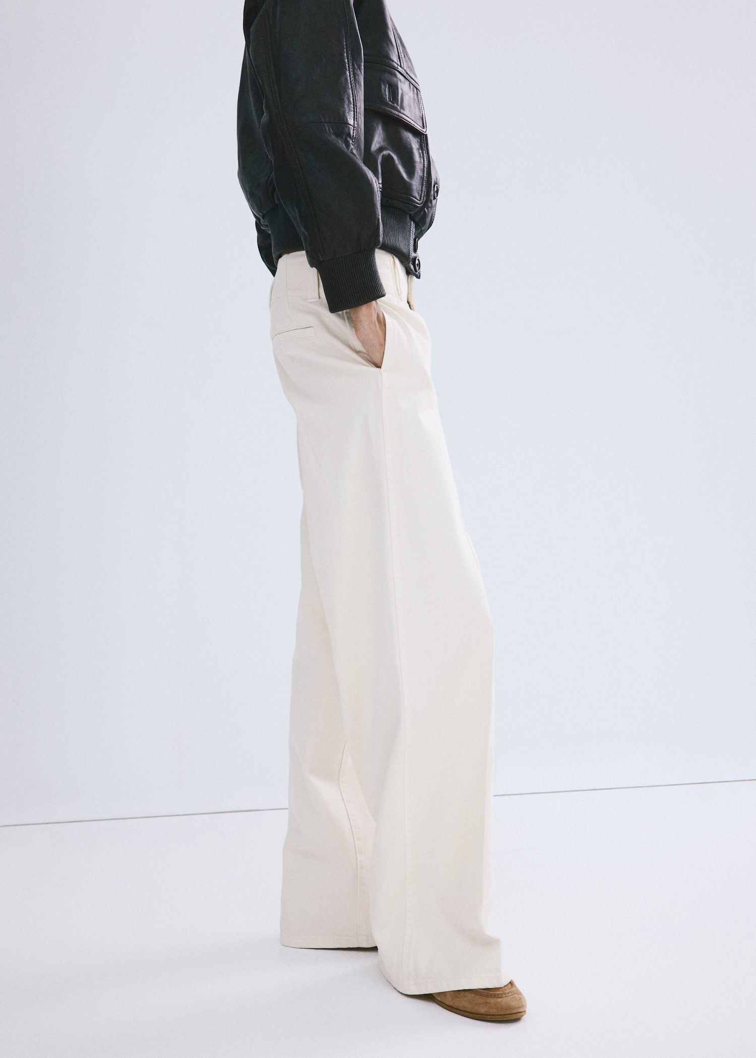Wide leg Midrise Jeans