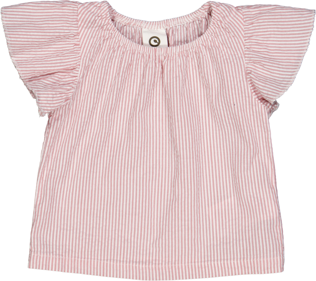 Seersucker Stripe Frill s/s T Baby