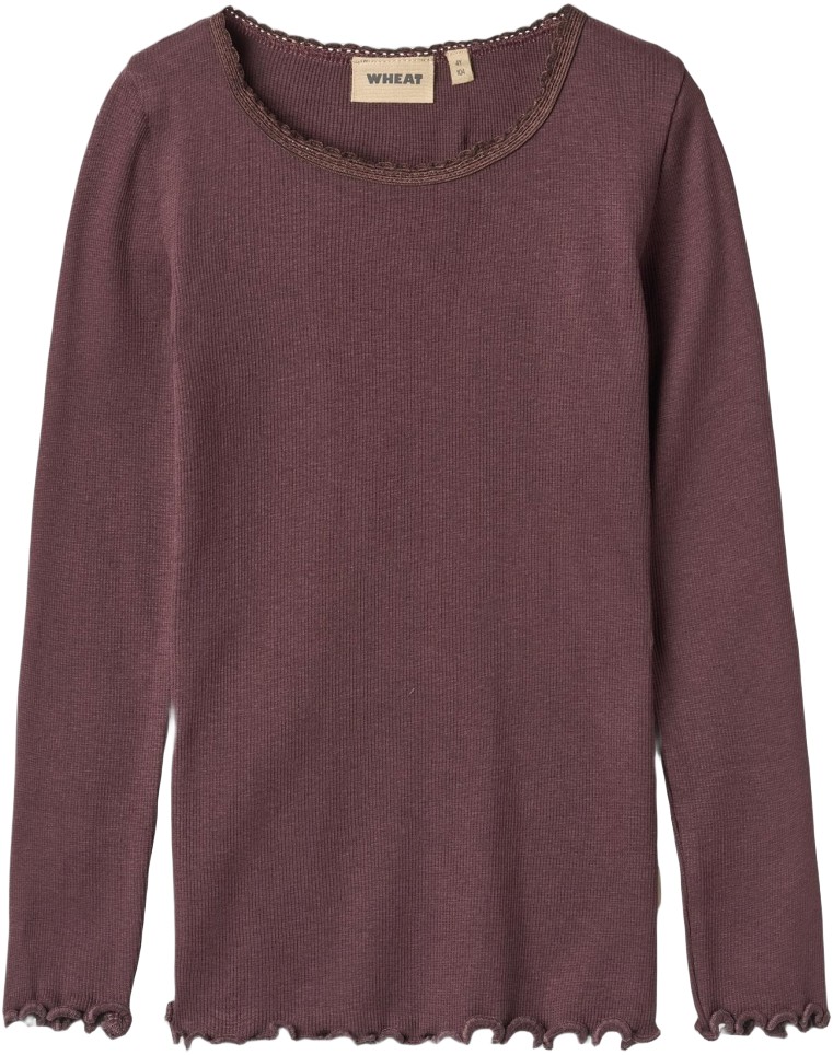 Langærmet Rib Tshirt Reese