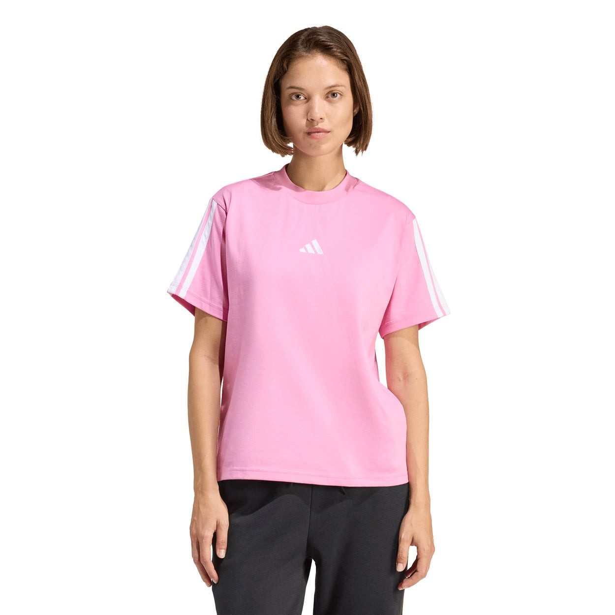 Essentials 3stripes Cotton T-shirt - DKK 200 - Spar 20%