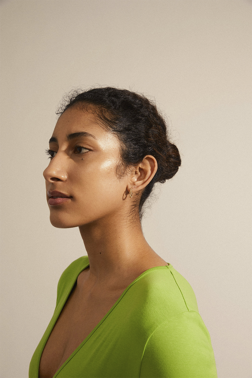 Solidarity Small Bubbles Hoop Earrings Goldplated