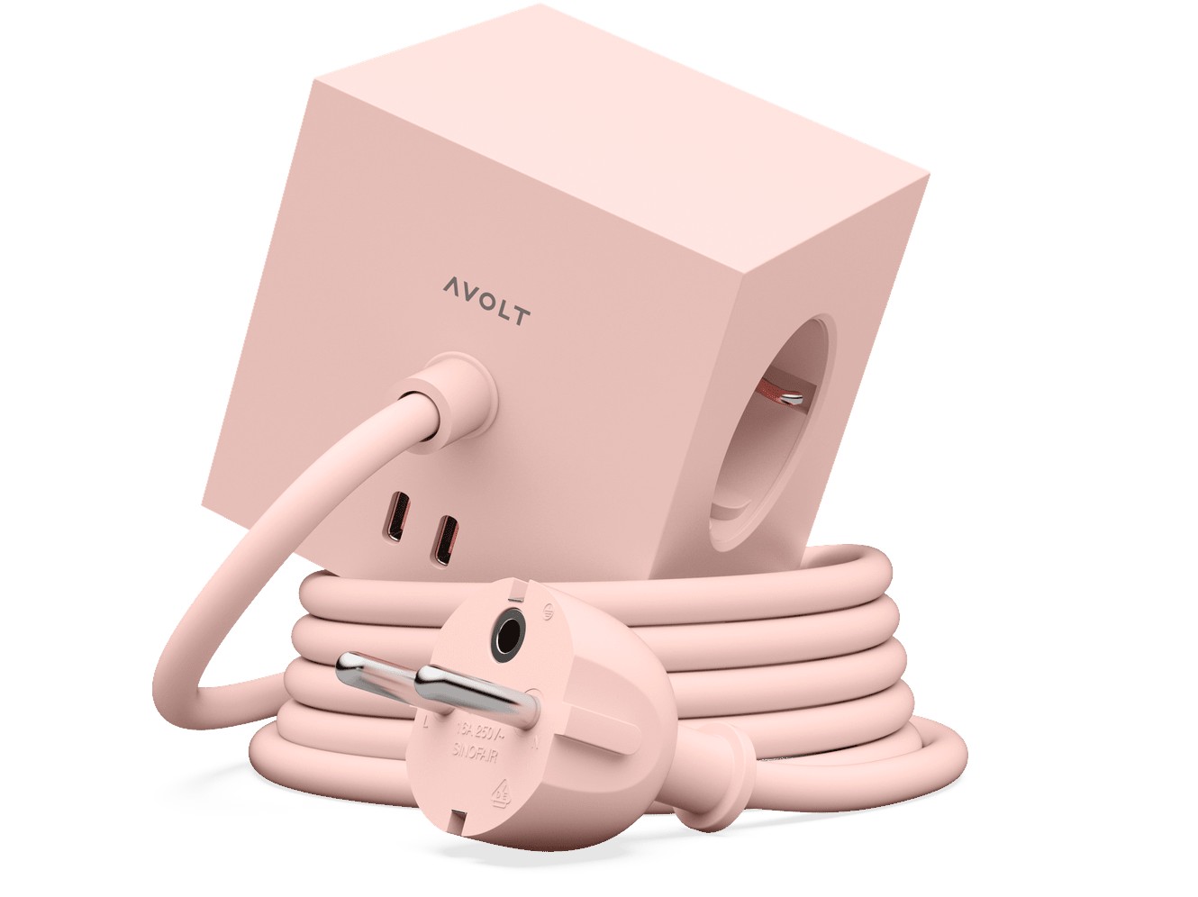 Square 1 Usb-c – 3m F EU – New Pink