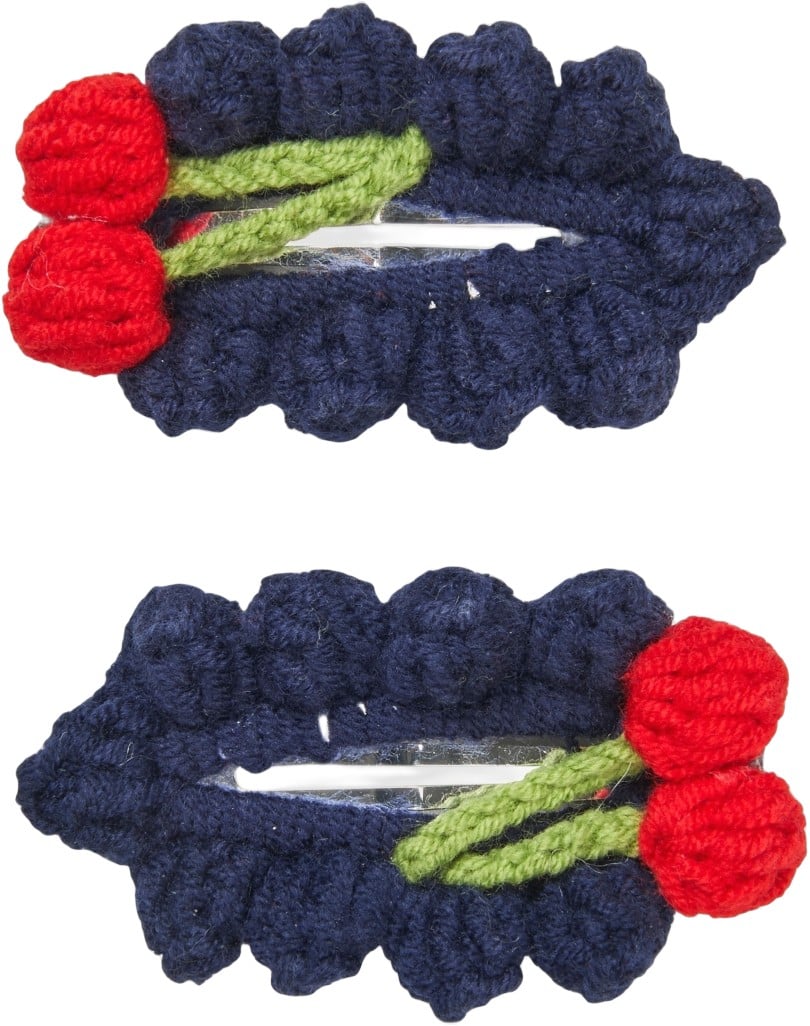 2477 Hair Accessories, Crochet Hair Clip - DKK 100 - Spar 50%
