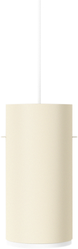 Tube Pendant, Beige, Large