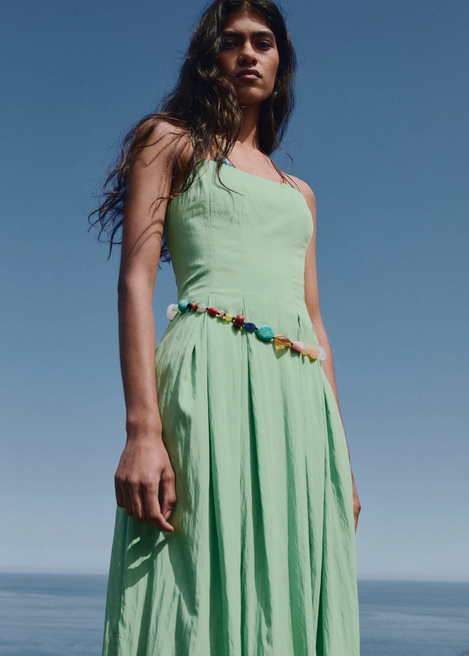 Mididress With Pleats