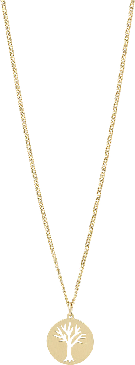 Halskæde : Elin_pi : Guldbelagt