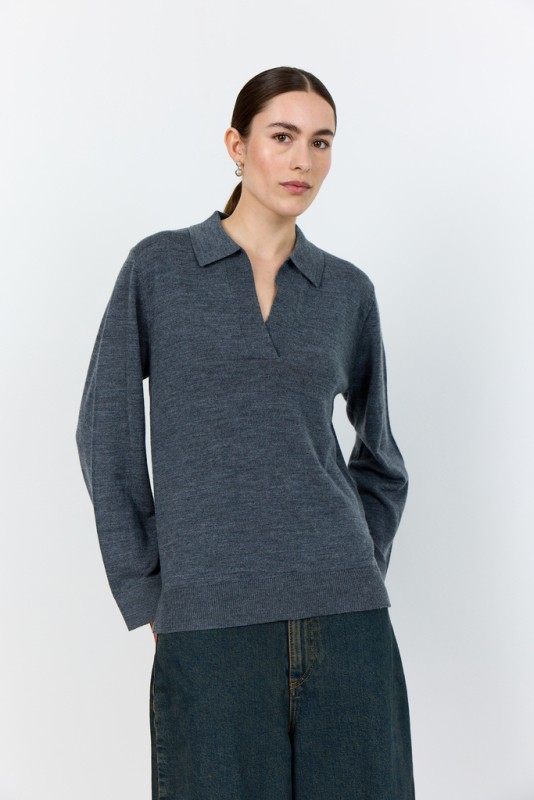 Lrismaila 9 Pullover Mørk grå