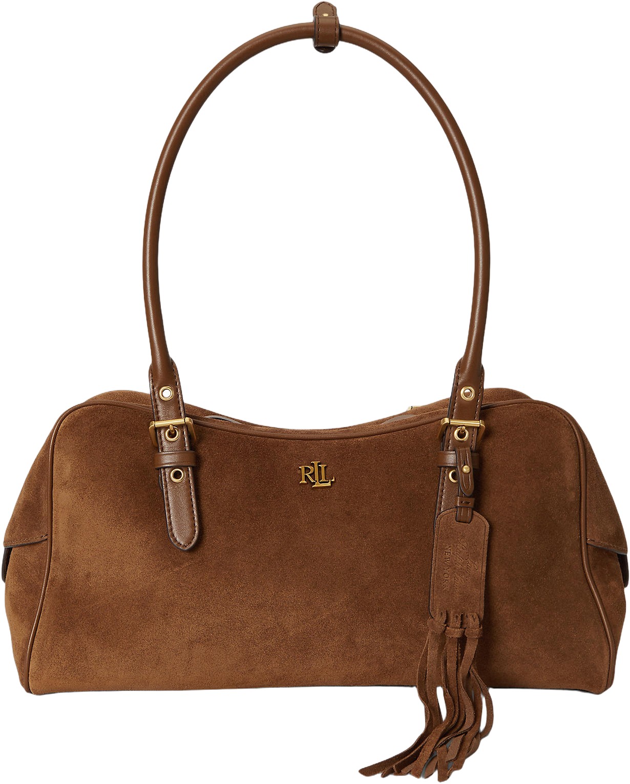 Suede Large Marcy Zip Satchel