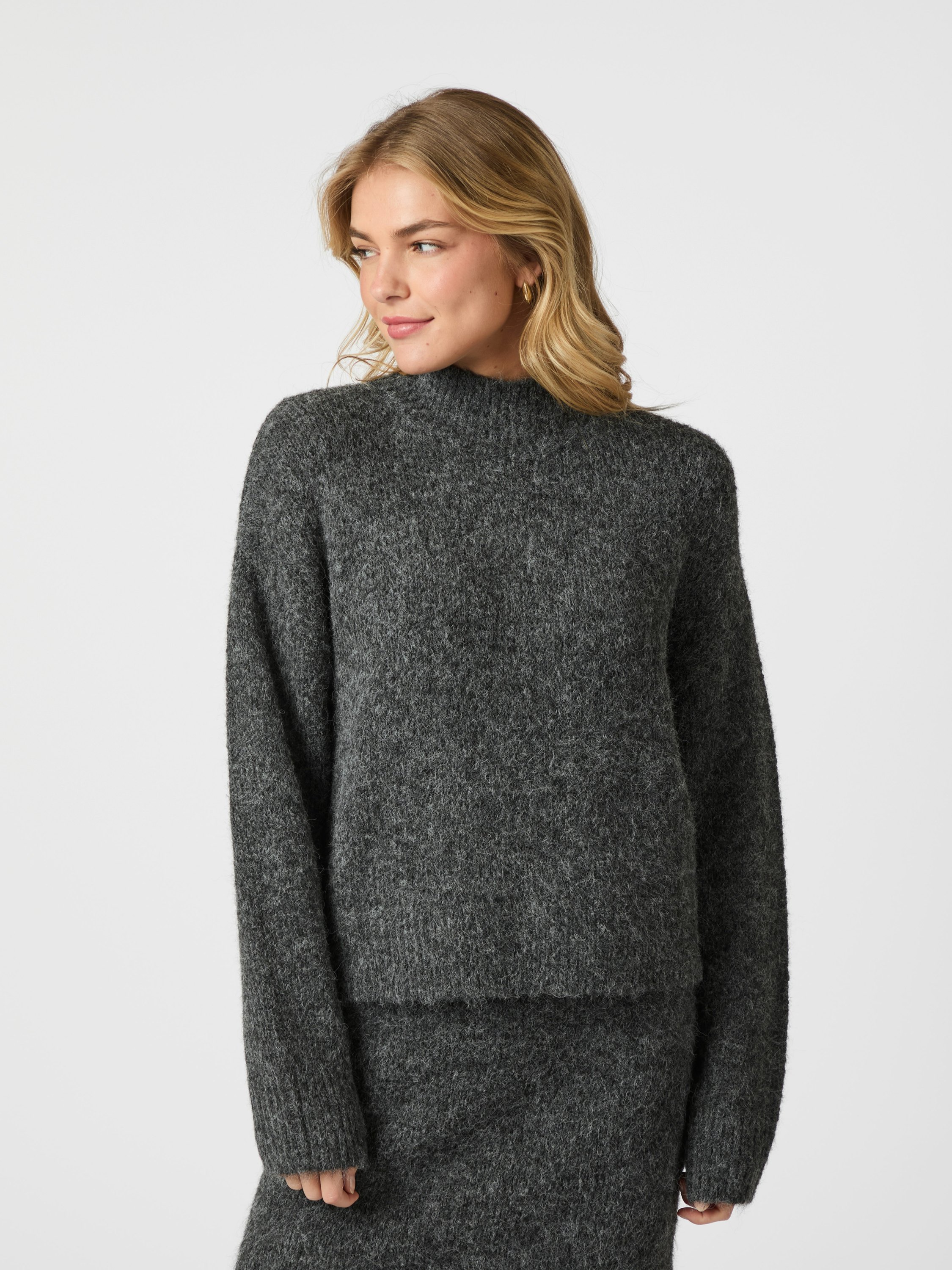 Paulina Fluffy Knit Blouse