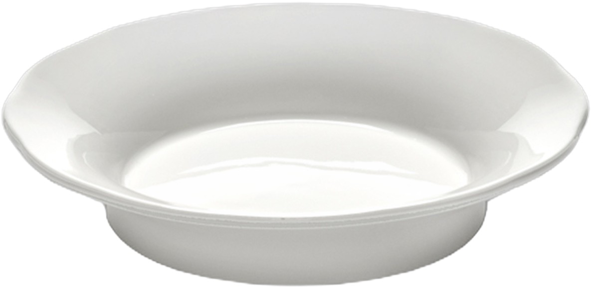 High Bread Plate White Silhouette