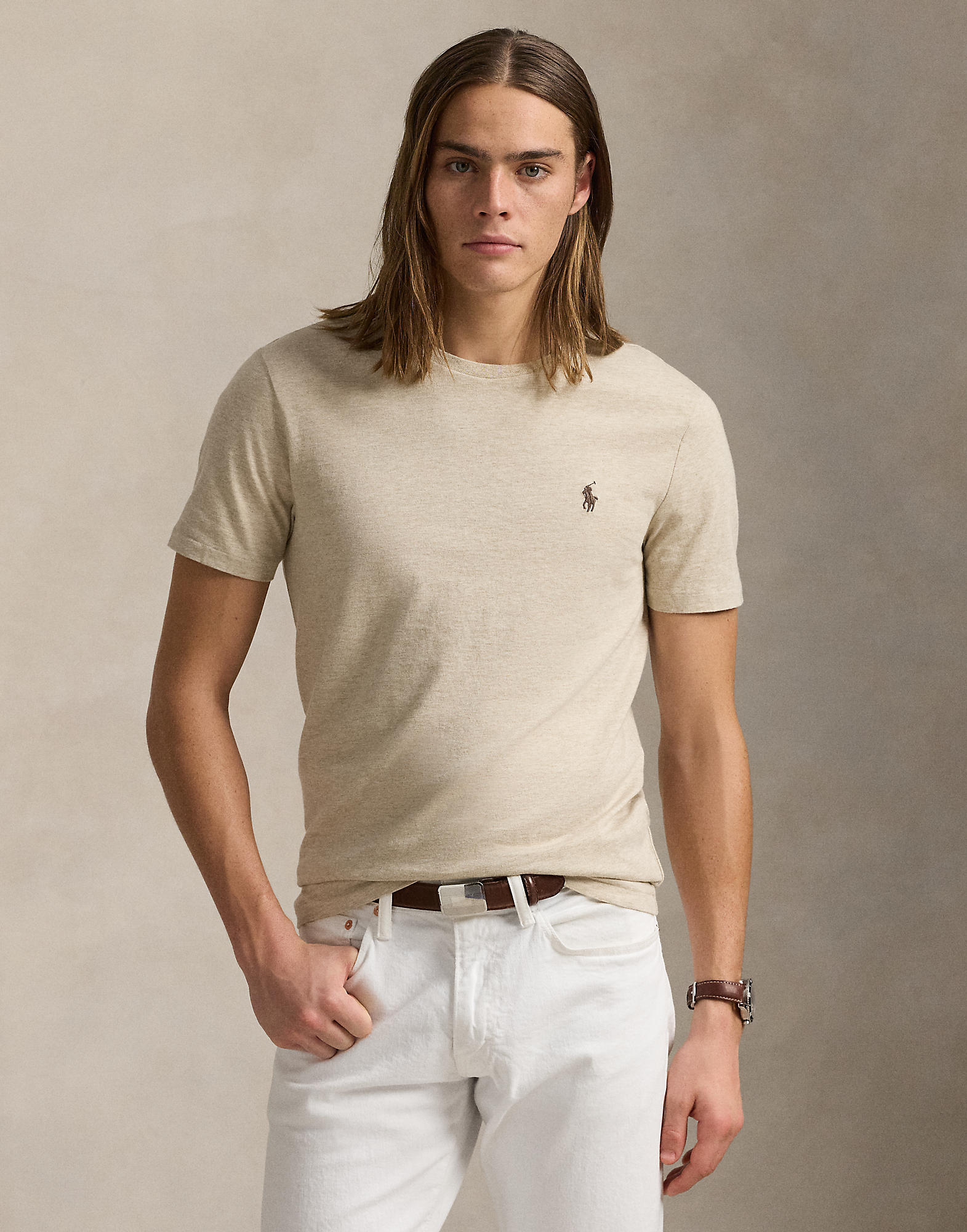 Custom Slim Fit Jersey Crewneck Tshirt